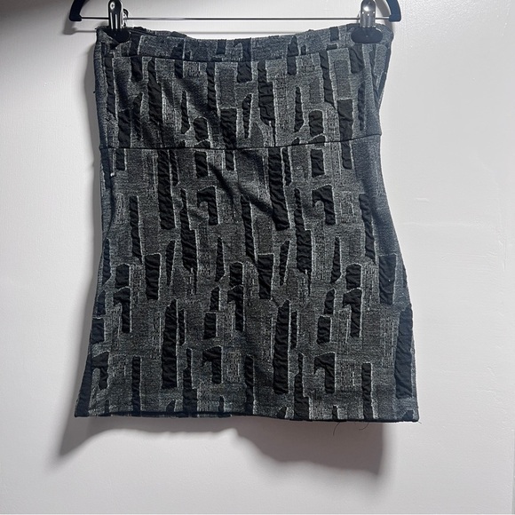 ✨Y2K Black Strapless Tube Top vintage party shirt - Picture 4 of 4